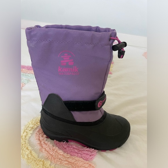 Jamil Girls Waterproof Snow Boots size 13 kids - Picture 5 of 9